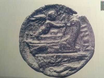 Lo storico Nino Lavermicocca dimostra come la prima raffigurazione del Barione si troverebbe su un�antica moneta in bronzo risalente al III secolo a.C.: il Barinon